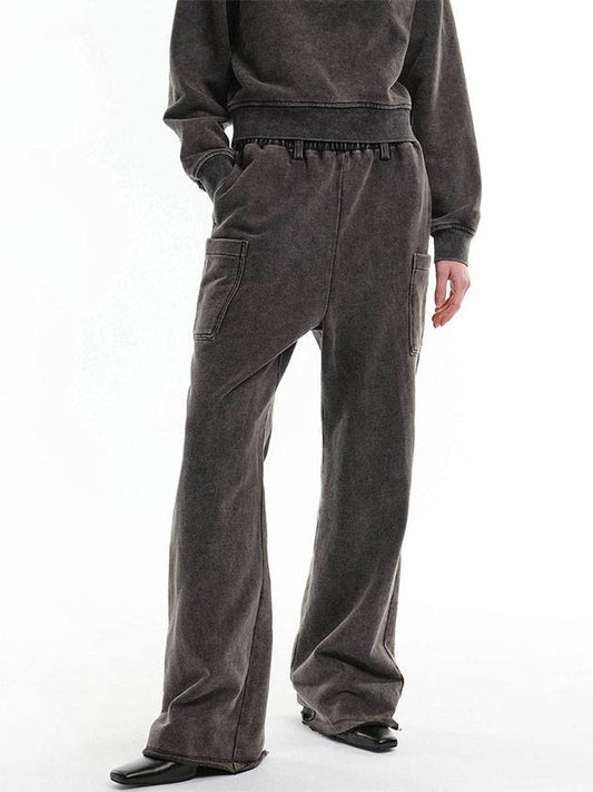 WASHED SWEATPANTS_BLACK - MAGJAY - BALAAN 1