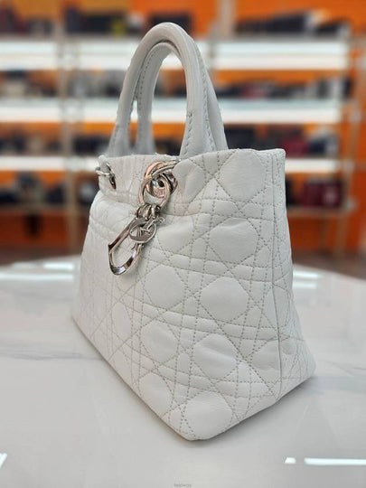 Soft Lady Tote Bag White 36 BN 0057 - DIOR - BALAAN 2