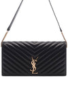 Kate 99 Chain Quilted Lambskin Shoulder Bag Black - SAINT LAURENT - BALAAN 2