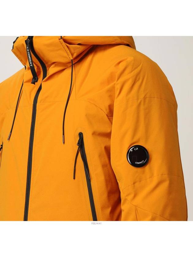 Men's Protech Lens Down Hooded Jacket Orange - CP COMPANY - BALAAN 6