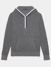 Women'S Waffle Stitch Merino Wool Hoodie Grey - G/FORE - BALAAN 2