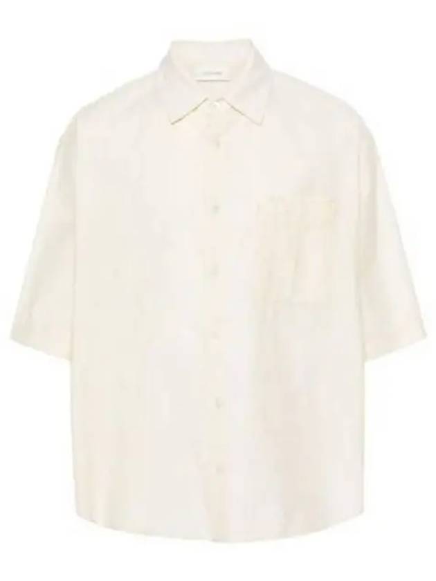 Double Pocket Short Sleeve Ivory - LEMAIRE - BALAAN 2