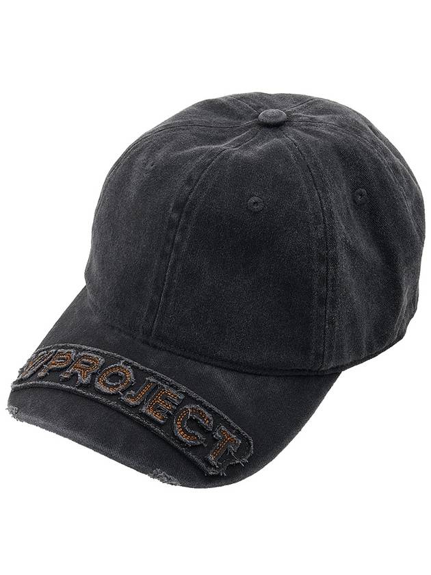 Y Project Men's Logo Ball Cap CAP02S25 VINTAGE BLACK - Y/PROJECT - BALAAN 1