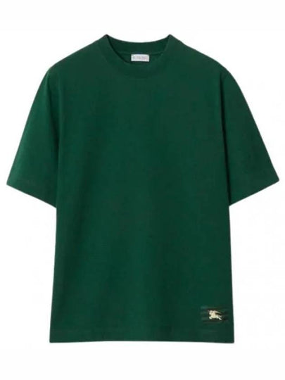 EKD Cotton Short Sleeve T-Shirt Green - BURBERRY - BALAAN 2