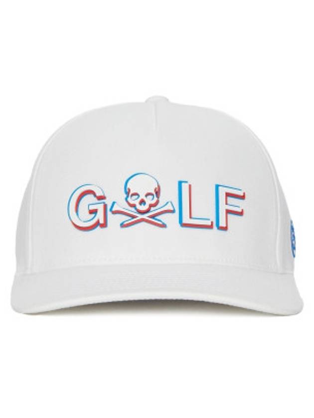 3D Skull Stretch Twill Snapback White - G/FORE - BALAAN 2