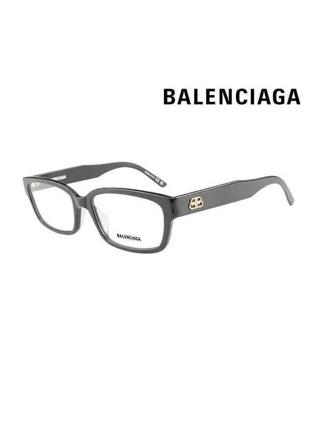 Eyewear Frame Rectangle Acetate Eyeglasses Black - BALENCIAGA - BALAAN 3