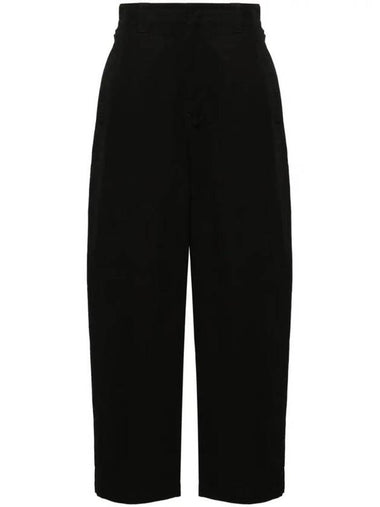 High Waist Straight Pants Black - LEMAIRE - BALAAN 1