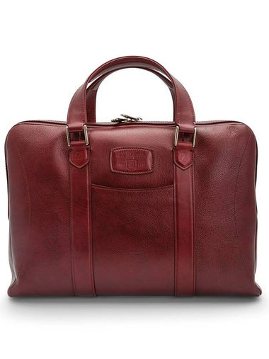 Dupont DLine Soft Diamond Cherry Blue Cowhide Leather Laptop Holder Briefcase - S.T. DUPONT - BALAAN 1