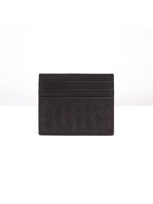 Intrecciato Classic Card Wallet Brown - BOTTEGA VENETA - BALAAN 3