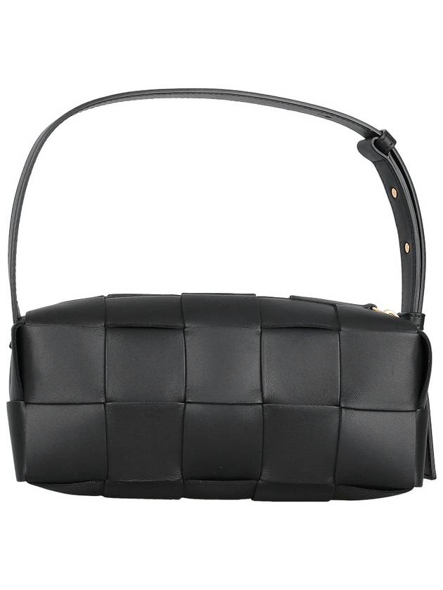 Women's Brick Cassette Small Shoulder Bag Black - BOTTEGA VENETA - BALAAN 5