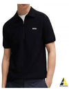 Sweatshirt ZAYNO 50512688 402 Short Sleeve Zipper Neck Polo Sweater - HUGO BOSS - BALAAN 2