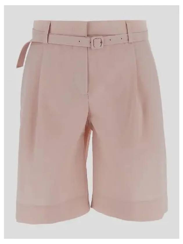 Wool blend belted Bermuda shorts 270247 - RVR LARDINI - BALAAN 1