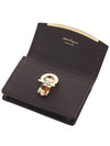 Women's Gancini Logo Card Wallet 22 D198 GANACHE BR 0758593 - SALVATORE FERRAGAMO - BALAAN 8