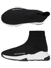 Speed Trainer High Top Sneakers Black - BALENCIAGA - BALAAN 2