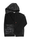 Maglia MAGLIA Down Hooded Zip-Up Black - MONCLER - BALAAN 5