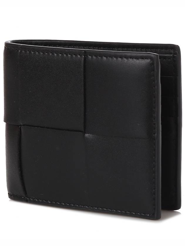 Intrecciato Half Wallet Black - BOTTEGA VENETA - BALAAN 4