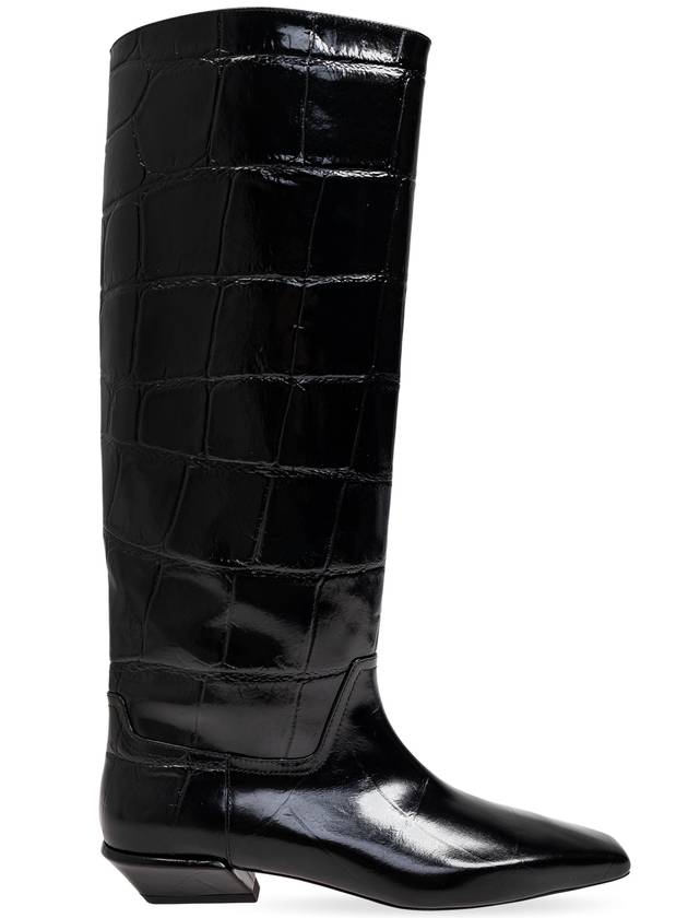 Paris Texas Leather Boots ‘Bettina’, Women's, Black - PARIS TEXAS - BALAAN 1