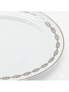 Oval Platinum Chain Plate 42CM P004127P - HERMES - BALAAN 3