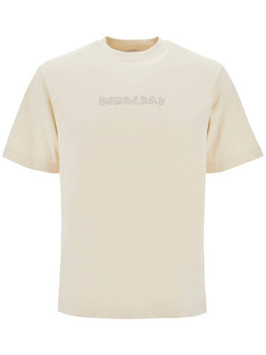 paisley logo print t - BURBERRY - BALAAN 1