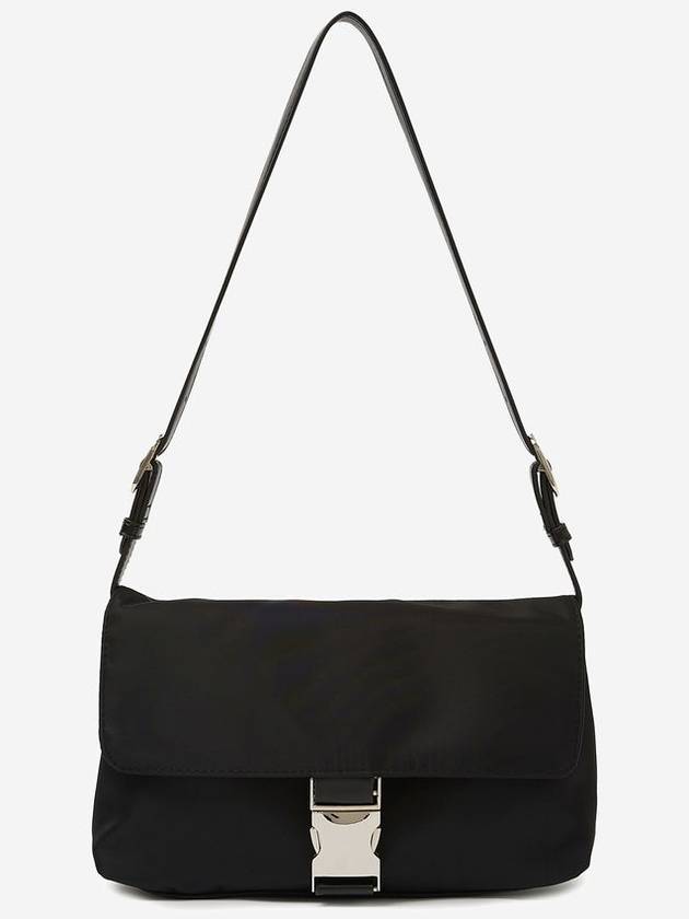 Rosa Nylon Shoulder Bag Black - MINOC - BALAAN 2