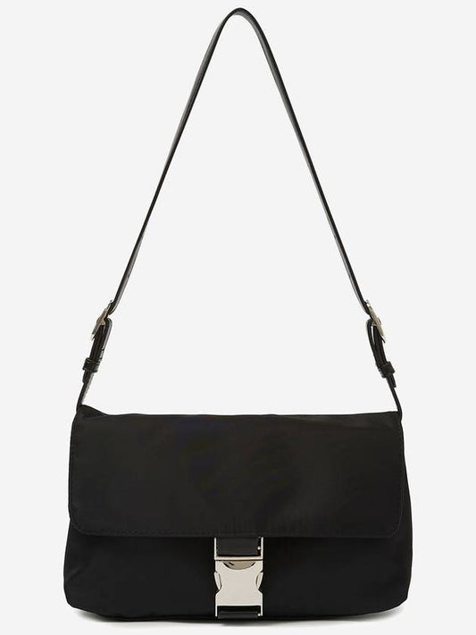 Rosa Nylon Shoulder Bag Black - MINOC - BALAAN 2