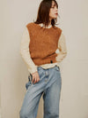 Candy Wool Knit VestBrown - SORRY TOO MUCH LOVE - BALAAN 2