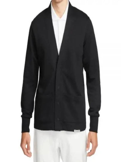 Dri Fit Standard Issue Golf Cardigan Black - NIKE - BALAAN 2