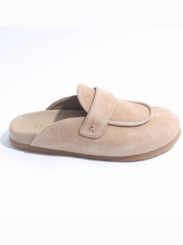 Suede Mule Beige 2424526331600 MANLY 003 - MAX MARA - BALAAN 1