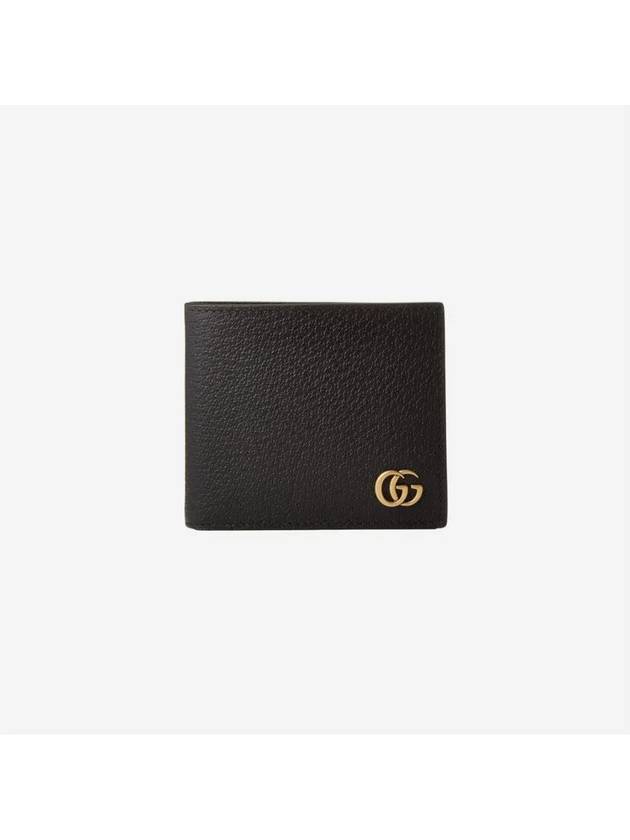 GG Marmont Half Wallet Black - GUCCI - BALAAN 5