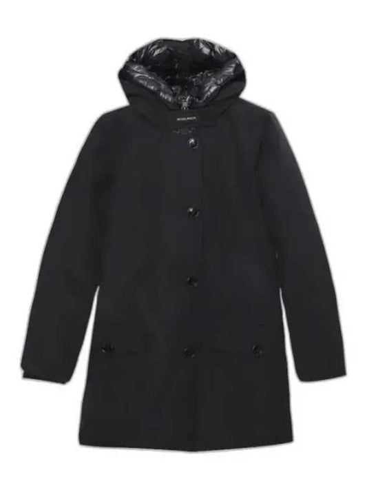 ARCTIC high COLLAR PARKA black CFWWOU0547FRUT0001 BLK arctic collar parka - WOOLRICH - BALAAN 1