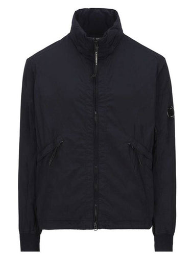 Chrome R Lens Wappen Nylon Zip-up Jacket Navy - CP COMPANY - BALAAN 1