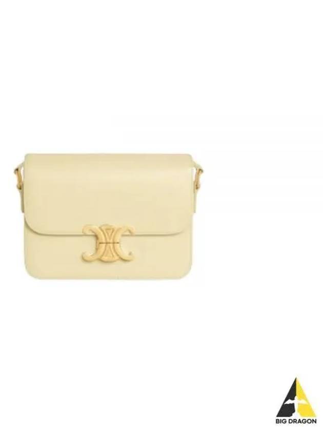 Teen Triomphe Shiny Calfskin Cross Bag Sunlight - CELINE - BALAAN 2