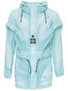 Men's Wappen Reflective Grid Lamy Windbreaker Blue - STONE ISLAND - BALAAN 3