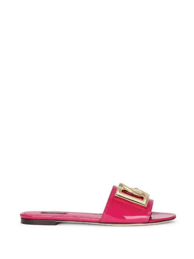 logo decorated slip-on sandals CQ0454A1471 - DOLCE&GABBANA - BALAAN 1