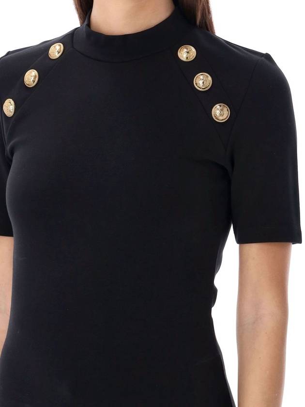 6-button knit t-shirt - BALMAIN - BALAAN 3