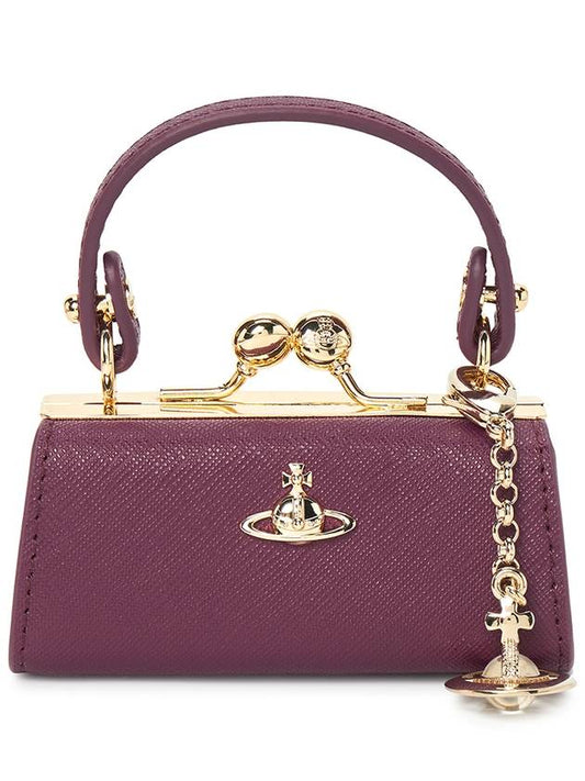 ORB Charm Leather Shoulder Bag Violet - VIVIENNE WESTWOOD - BALAAN 2