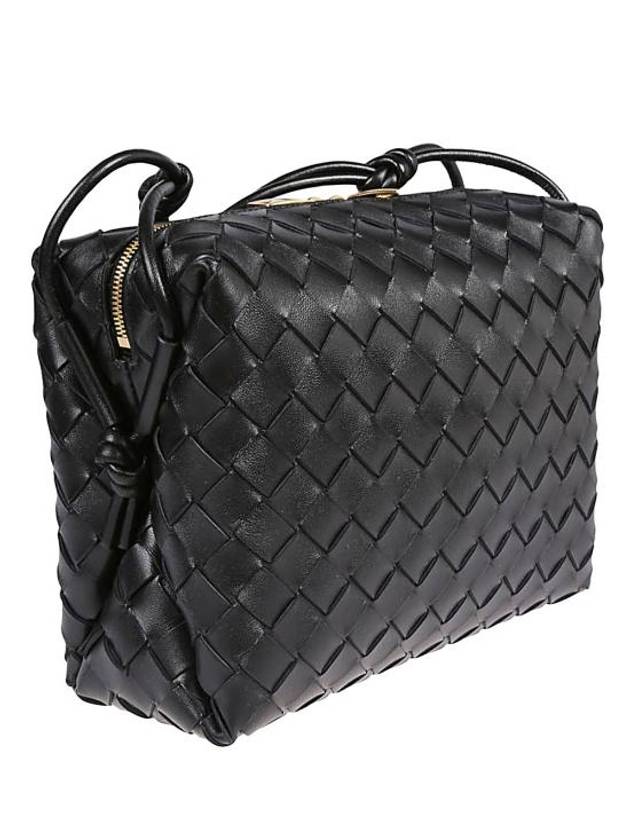 Loop Camera Small Cross Bag Black - BOTTEGA VENETA - BALAAN 4