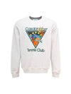 Tennis Club Icon Sweatshirt White - CASABLANCA - BALAAN 2