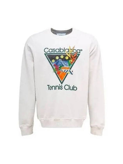 Tennis Club Icon Sweatshirt White - CASABLANCA - BALAAN 2