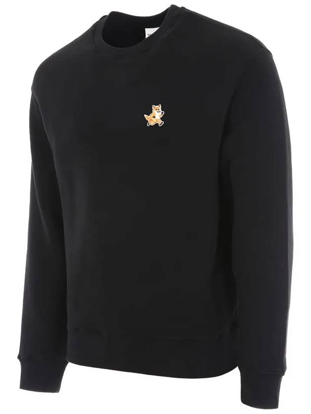 Fox Cotton Sweatshirt Black - MAISON KITSUNE - BALAAN 3