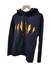 Flame Bolt Hoodie Black - NEIL BARRETT - BALAAN 3