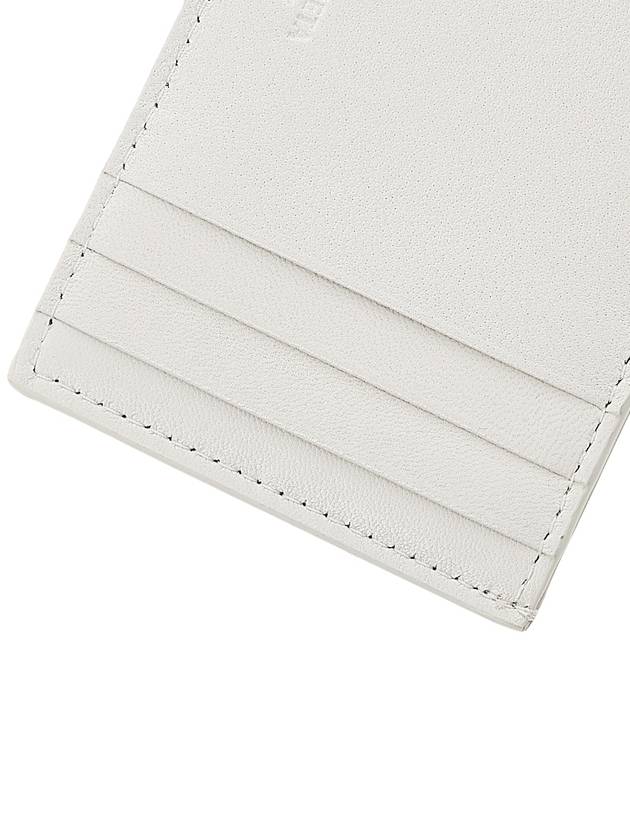 Intrecciato Lambskin Calfskin Card Wallet White - BOTTEGA VENETA - BALAAN 9