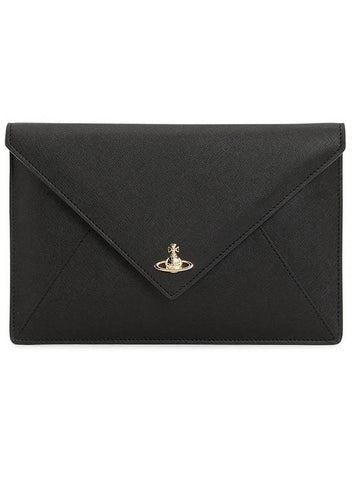 Envelope Clutch Black - VIVIENNE WESTWOOD - BALAAN 1