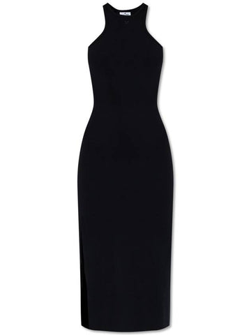 Courrèges Ribbed Strap Dress, Women's, Black - COURREGES - BALAAN 1