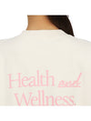 New Health Sweatshirt Cream - SPORTY & RICH - BALAAN 8