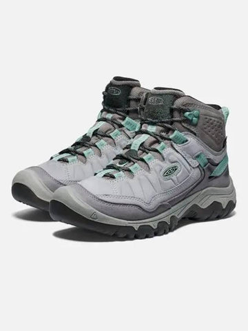 Riding IV MID WP Women s Mountaineering Shoes Hiking ALLOYGRANITE GREEN - KEEN - BALAAN 1