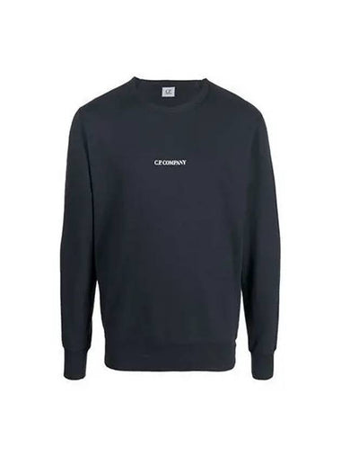 CP Company Logo Print Sweatshirt Navy 13CMSS161A 002246G - CP COMPANY - BALAAN 1