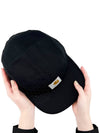 SS24 Men's WIP Backlay Cotton Cap Hat Black I016607 89XX - CARHARTT - BALAAN 1