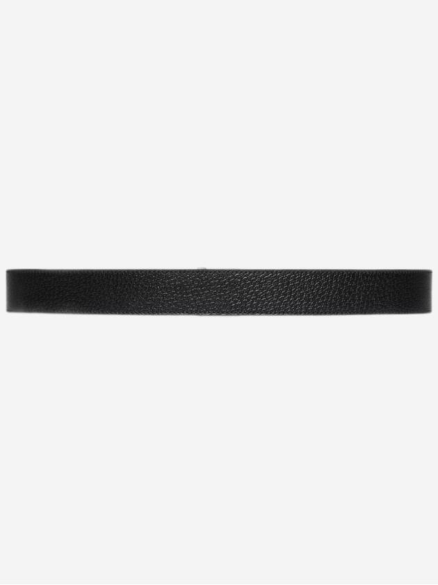 Squared Interlocking G Reversible Leather Belt Black - GUCCI - BALAAN 5