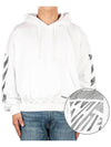 Men's Diag Scribble Print Hoodie White - OFF WHITE - BALAAN 2